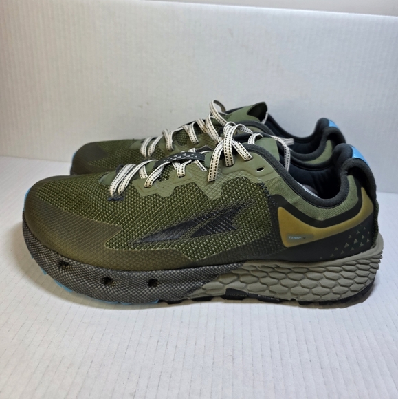 Altra Men's Timp 4 Trail Running Shoes Dusty Olive Green Lace Up Sneakers 13 - Picture 2 of 9